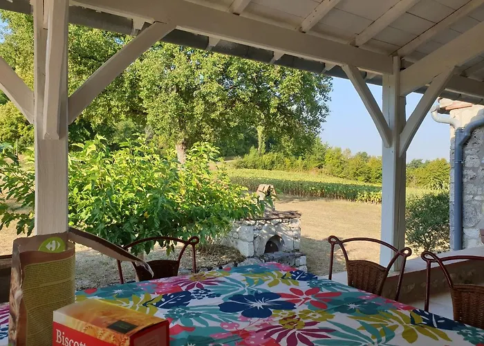 펜션 De Charme, Bastide Avec Piscine